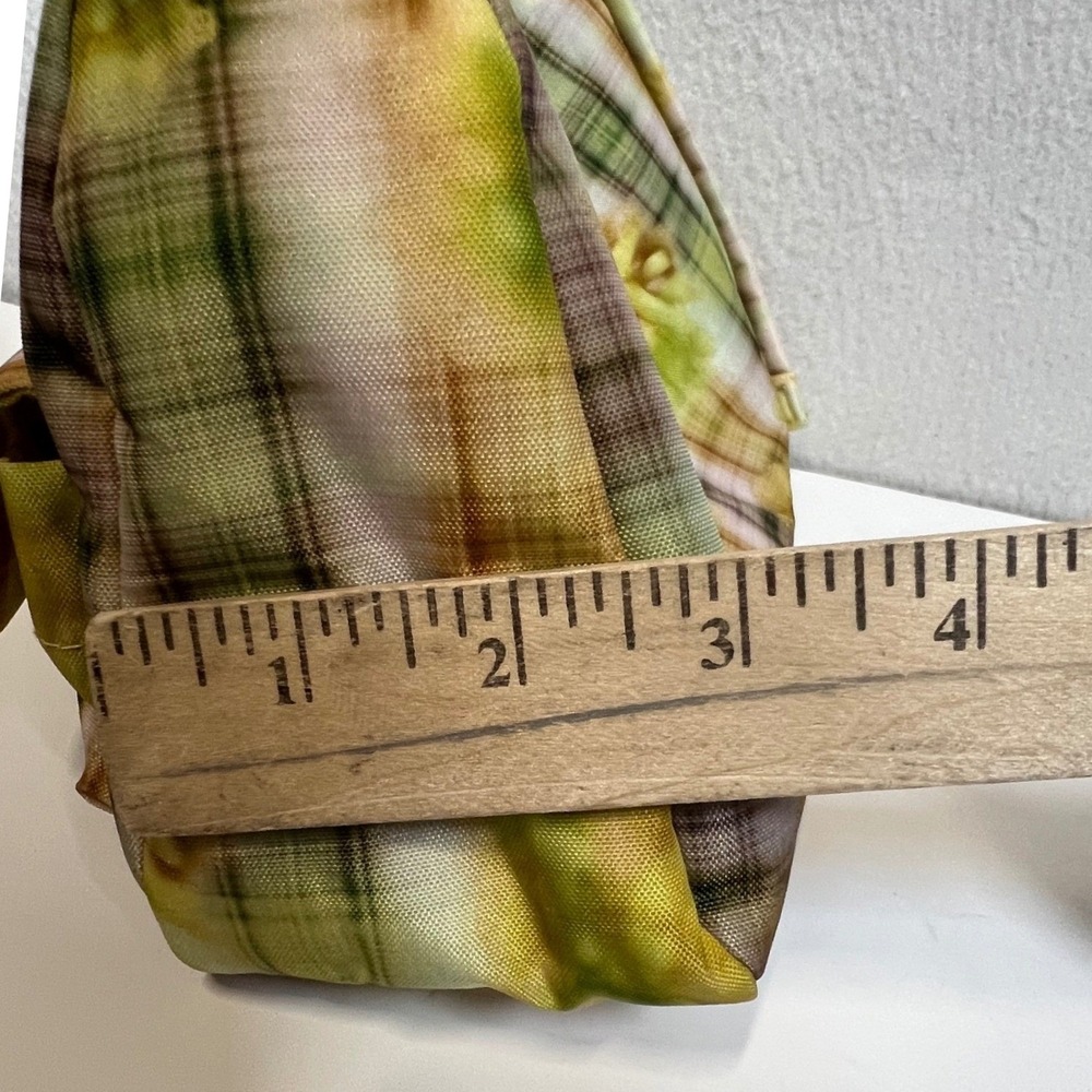 BAGGU x Collina Strada Women Shoulder Bag Cargo Plaid OS Green NWT Utility - Picture 6 of 13